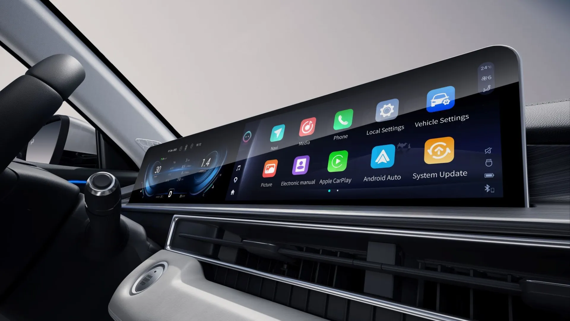 Великий сенсорний дисплей