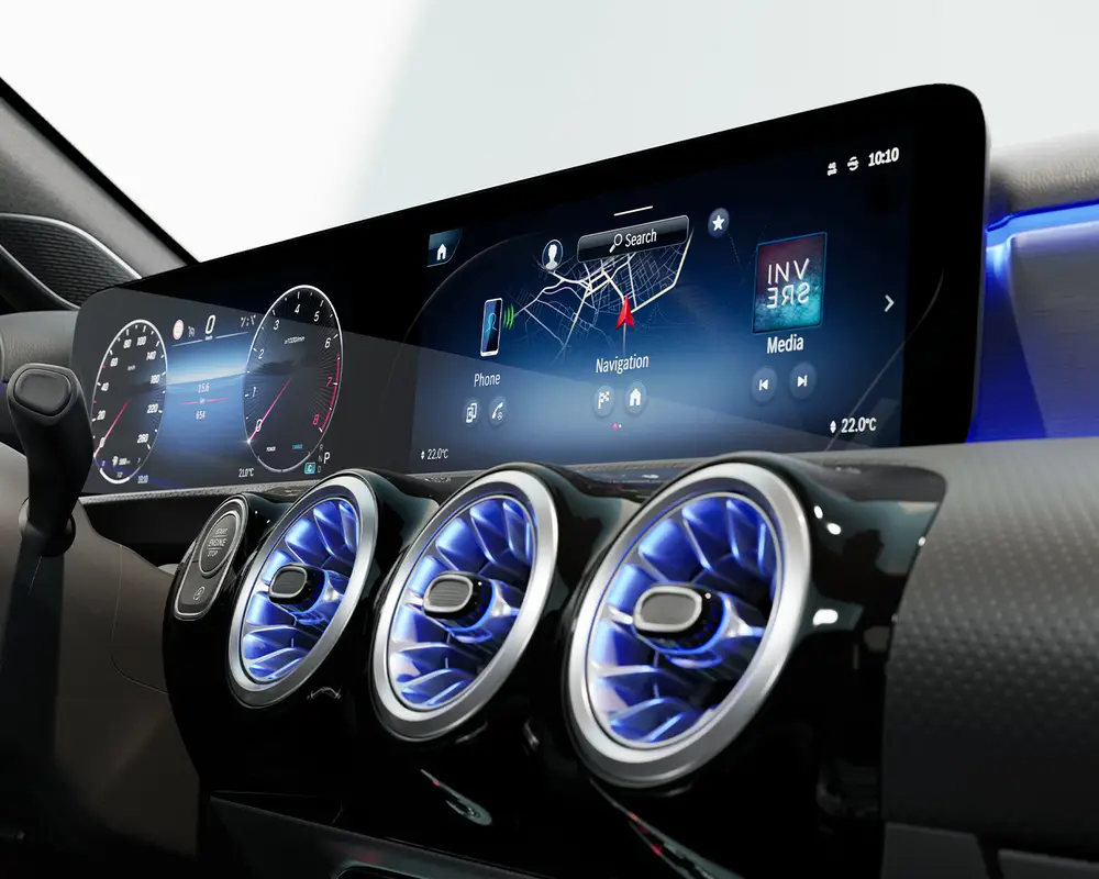 Широкоформатний дисплей MBUX