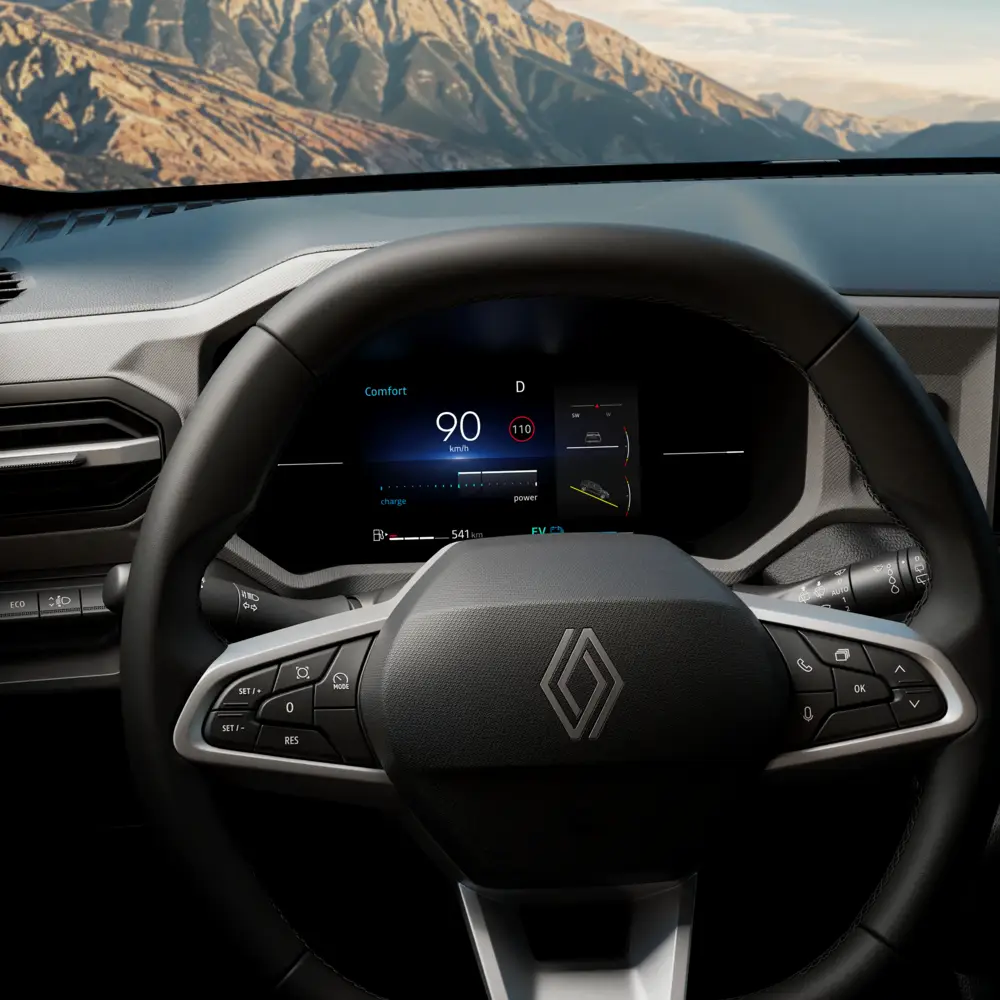 7-дюймовий цифровий кластер