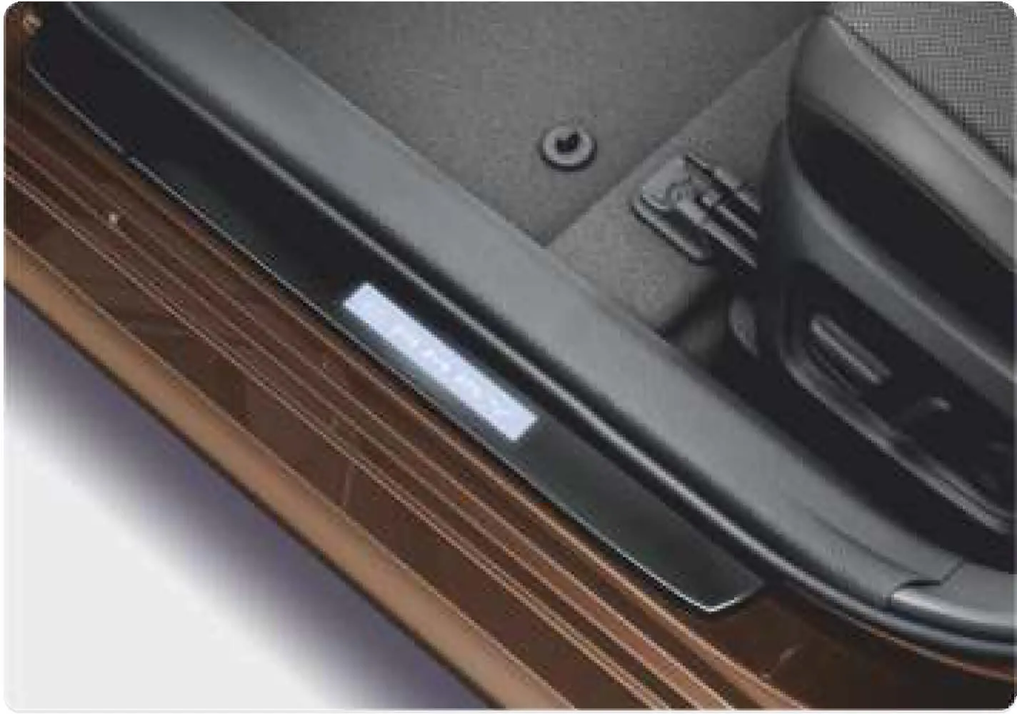 Накладки порогів з ілюмінацією