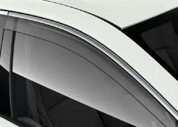 Дефлектор вікон з хромованим окантуванням