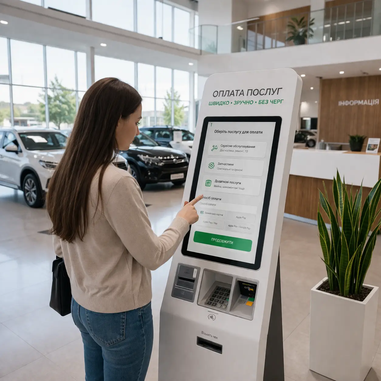 Термінали самообслуговування (ПТКС)