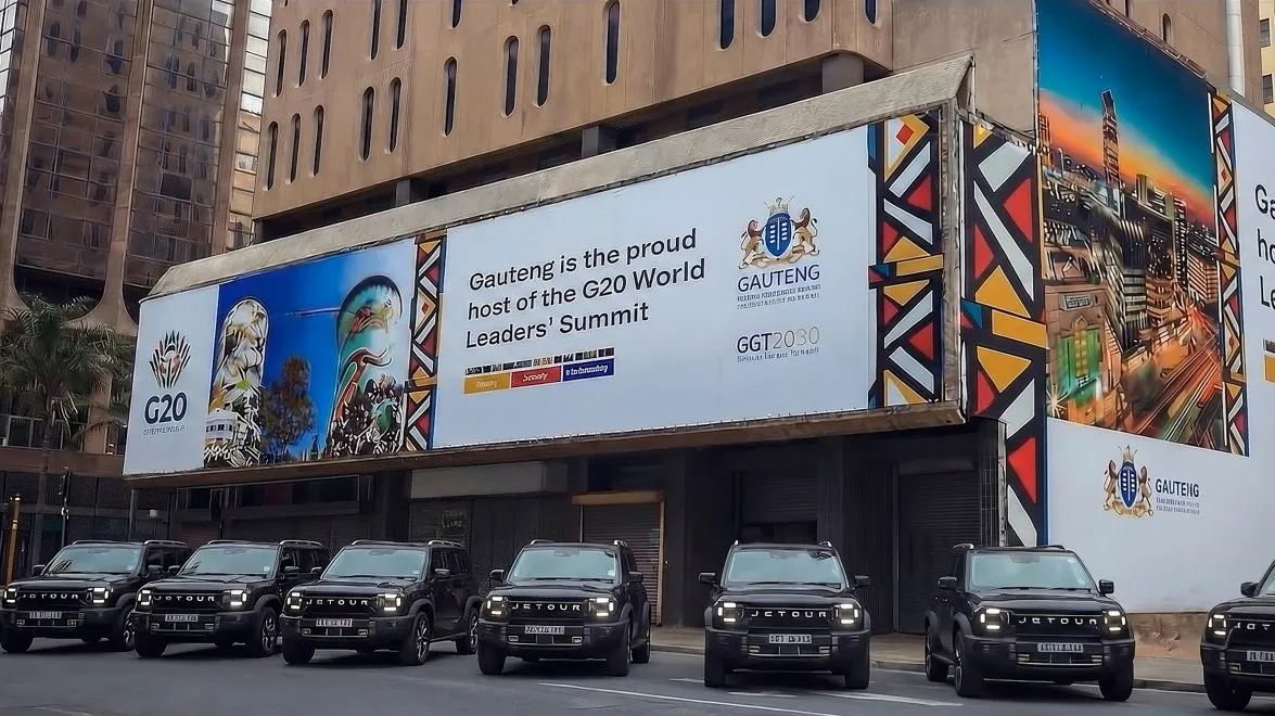 JETOUR T2 став офіційним партнером G20 South Africa 2025