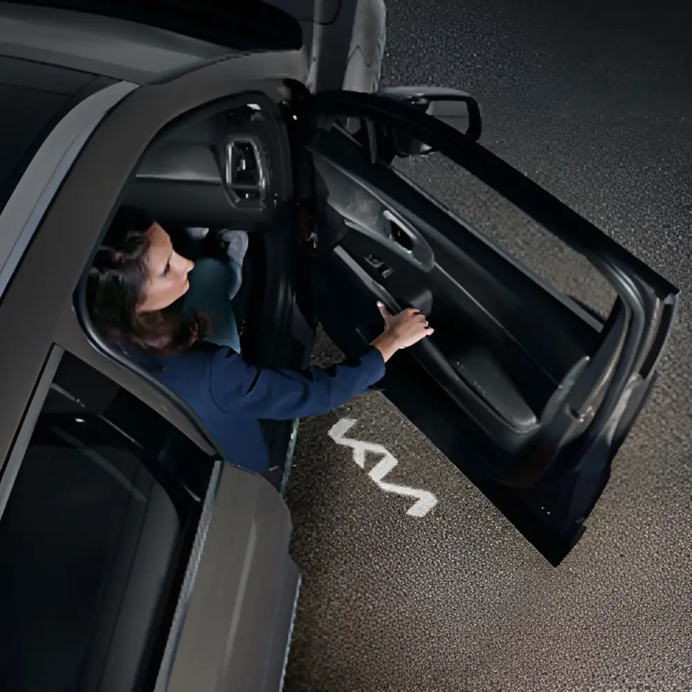 Підсвітка зони посадки (новий логотип KIA), к-кт на передні двері