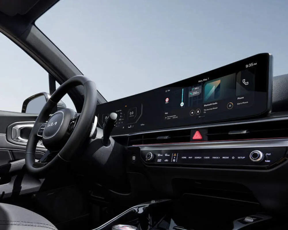 Панорамний вигнутий дисплей